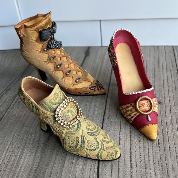 Willow Hall Accents 3 Miniature Decorative Shoes Collectible Poshmark